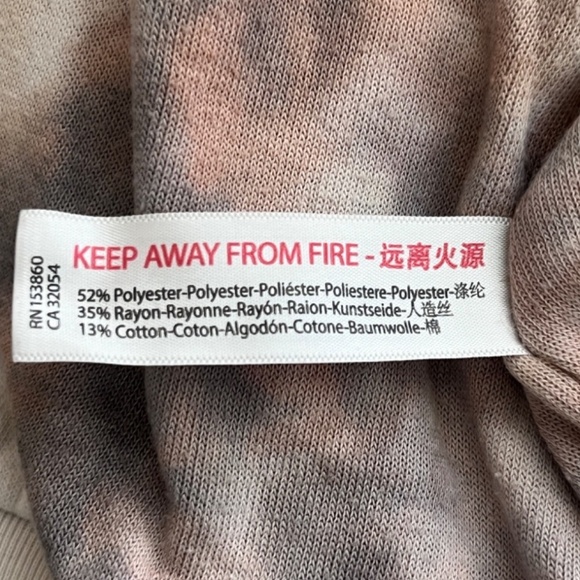 Intimately Free People Tie Dye Inside Out Sweatshirt Size M - Picture 15 of 15